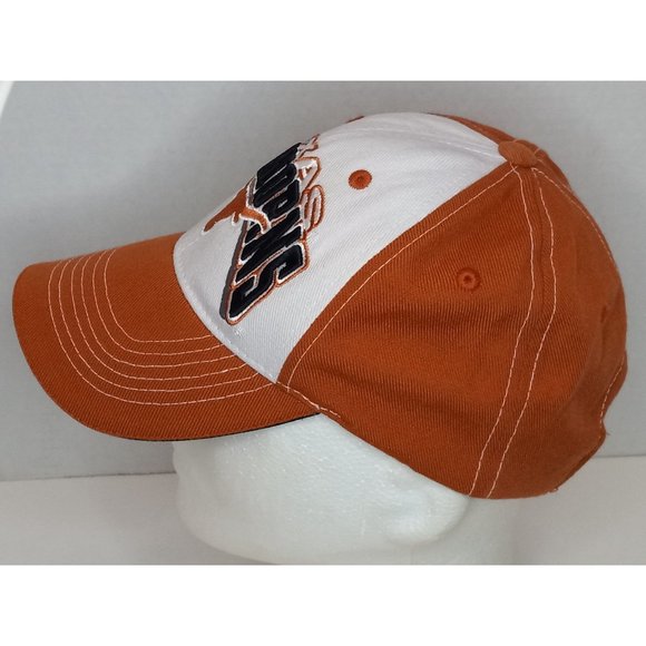 Texas Longhorns Orange Top Of The World NCAA Football Sports Fan Adjustable Hat - Picture 5 of 7